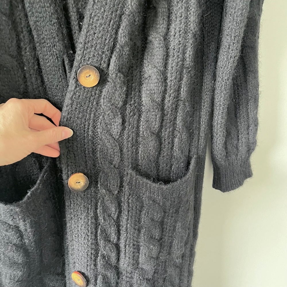 *RESERVED* Dôen 'Mesa' Cardigan Sweater, Black, XS - Picture 9 of 15